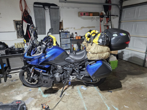 Packed and ready for tomorrow's departure.