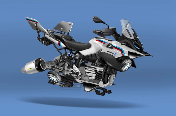 In the future, do we ride or fly our hover bikes? 