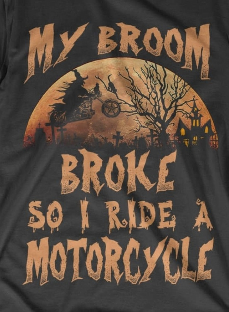 Broom or Bike? Not much difference! 