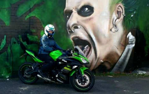 The universe blessed me with a fantastic biker chick friend ☺?❤?