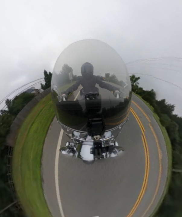 Like a Fiish in Bowl Riding the World ? . . . .