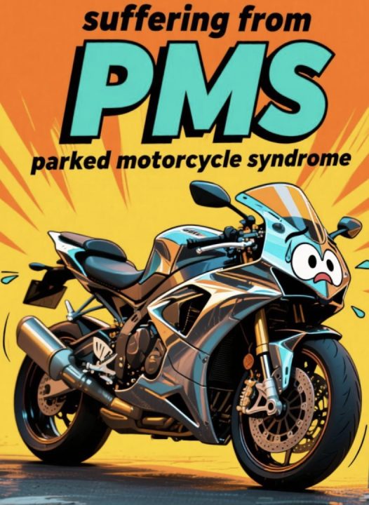 Just working super hard to look after my bike 