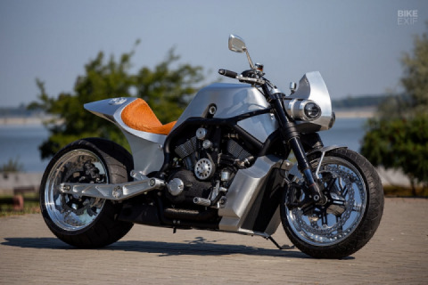 Supercharged Harley V-Rod from Kiev