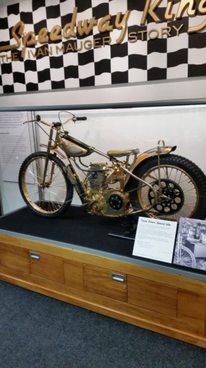 Speedway bike in New Zealand museum