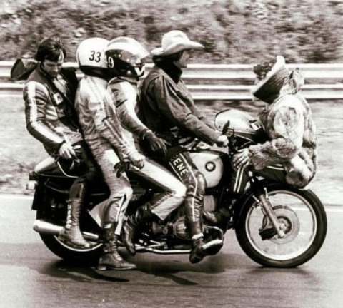 How often do you ride with a group?