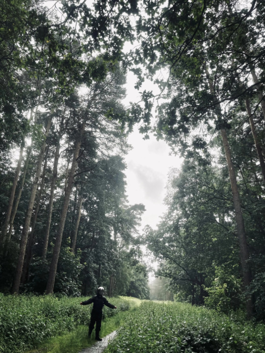 Pit stop om the rainy ride from London to Norfolk