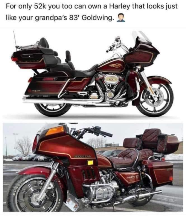I'll just keep riding my 82 Goldwing