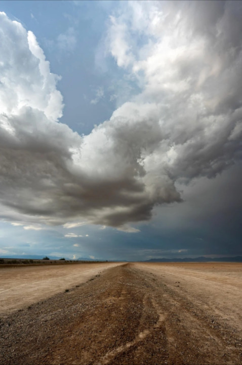 Riding the dirt road