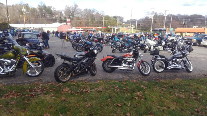 My First Toy Run... With Motorcycles
