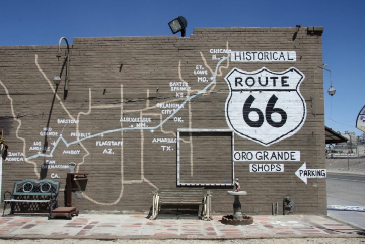 Riding Historic Route 66 on Motorcycle: Illinois, Missouri, Kansas.