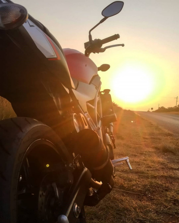 Bad financial decision? definitely. Chasing sunsets on your bike? Priceless. 
