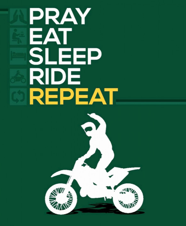 Ready after I pray,eat and sleep?