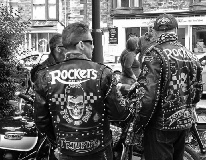 English Rockers in leather