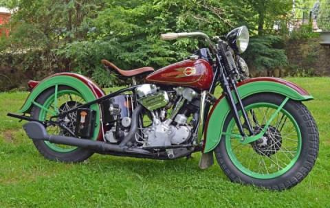 Nile Knuck - The 1936 Knucklehead is considered the Grandfather of the modern American motorcycle.