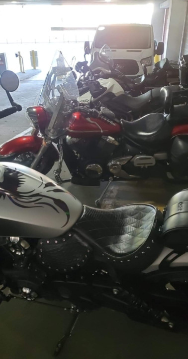 Motorcycle parking at work ?