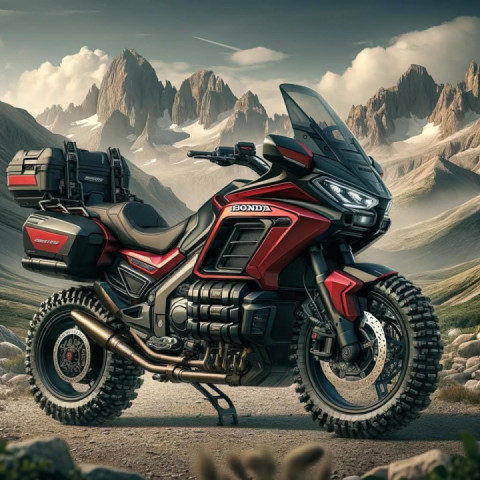 Honda Goldwing according to AI