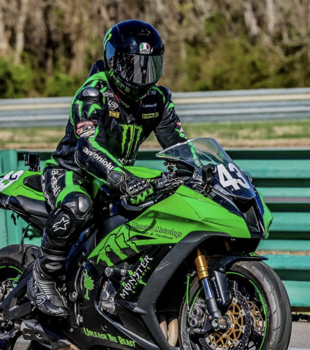 Getting ready to go out onto the track