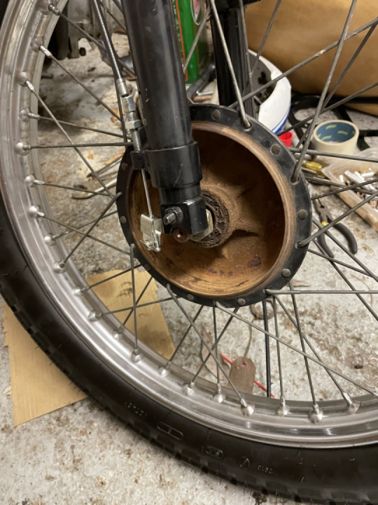 Tiger Cub Front Brakes