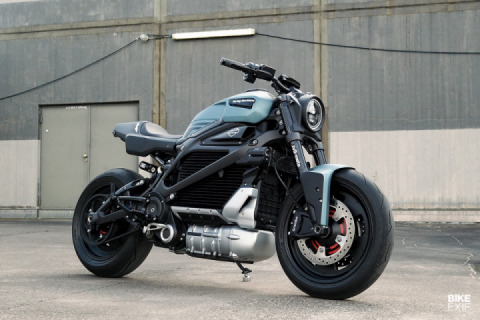 Custom E-Harley LiveWire from JvB-Moto
