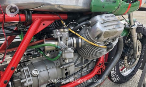 Moto Guzzi V7 Sport ... early 70s Italian hardware ready to race