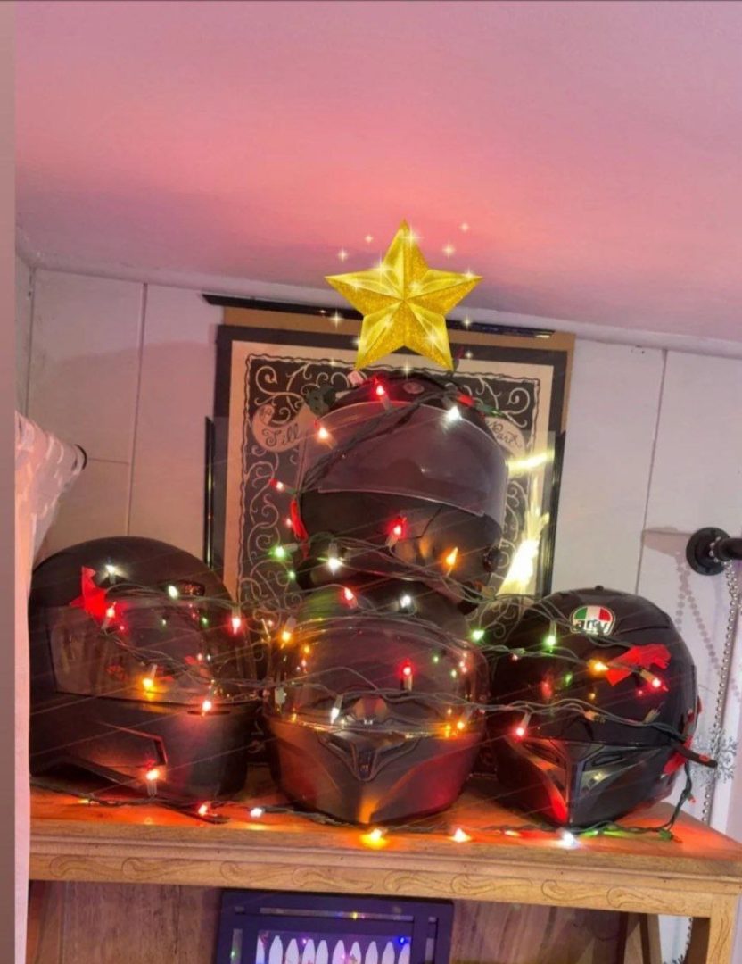 When you have to hang them up for the season but you're still feeling festive