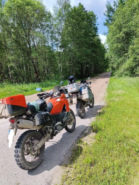 On country roads with a friend