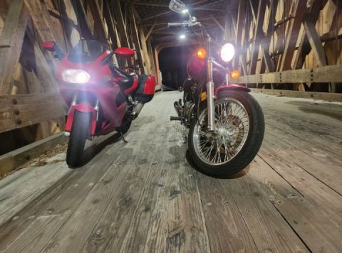 Evening ride with a friend