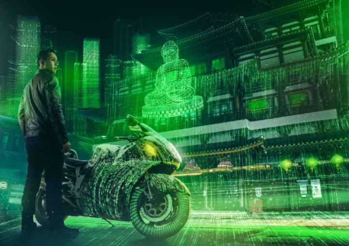 The Matrix inspired Bike Composite