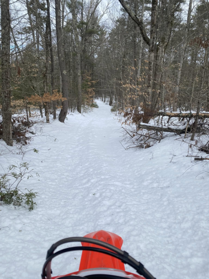 No shortage of snow out there today.