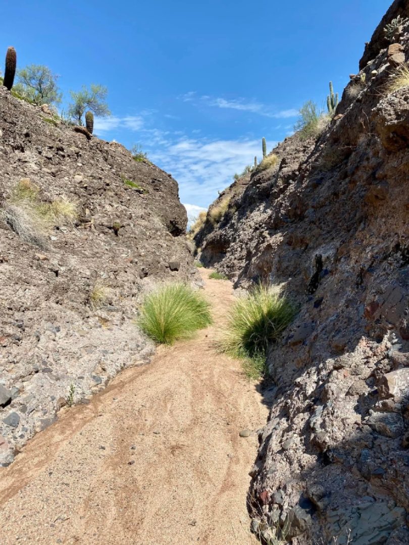 Hero sand and "virgin" slot canyon sand! (Adventure ride yesterday; 300 ride today!)