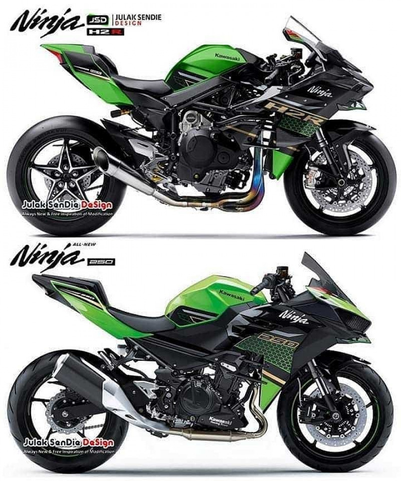 Kawasaki Ninja H2R & Ninja 250 KRT