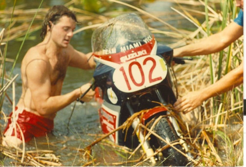 The day a Suzuki GSX-R 1100 visited the Palm Beach crocodiles