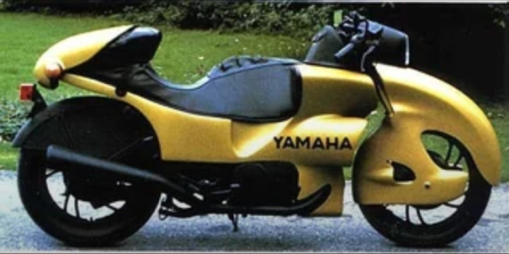 1980 Yamaha Alula Motorcycle, designed by Luigi Colani