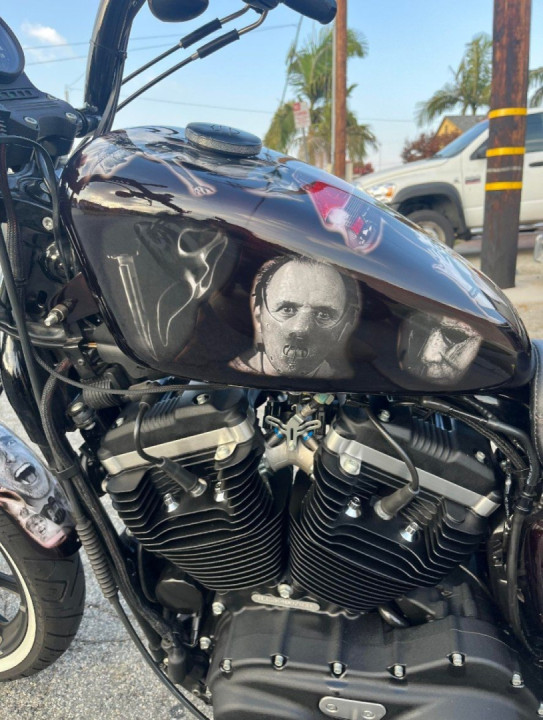 Great custom horror bike