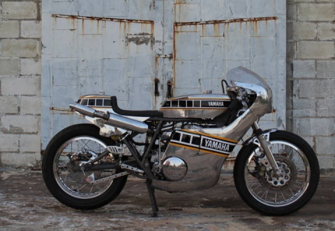 Yamaha TX 750 full aluminium fairing , great handjob by @Ron George