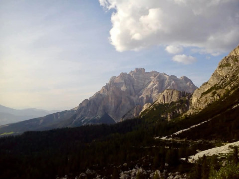 Passo Valparola... among the mythical Dolomites, first step of my personal podium!