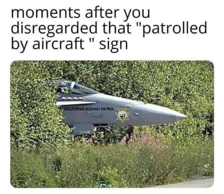 Watch out for aircraft!