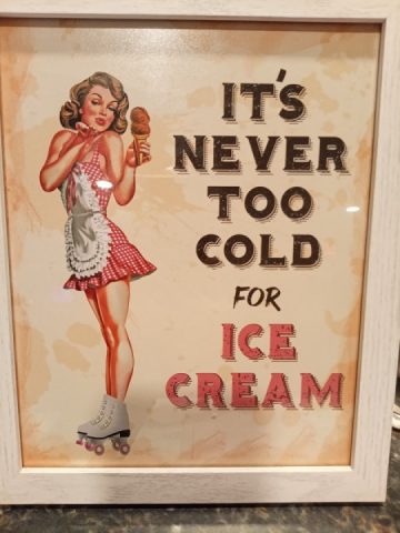 Ride motorcycles and eat ice cream