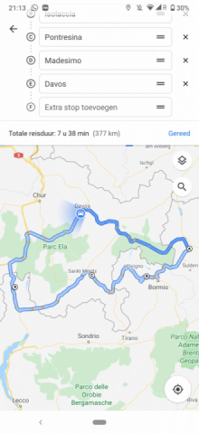 A very sunny day in the Alps