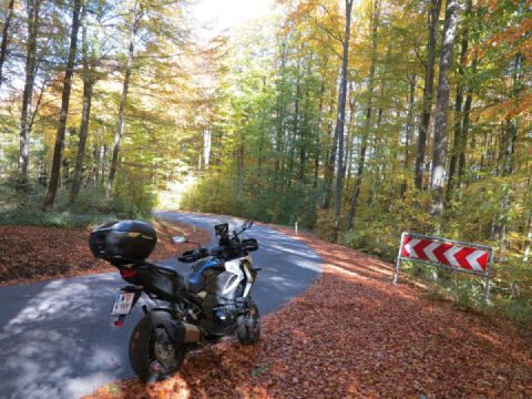 Driving away from the rain!