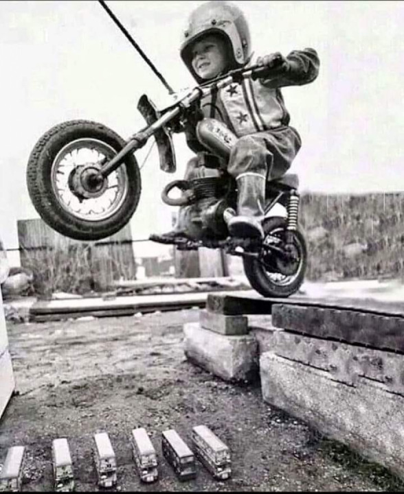 Brought up together with a bike