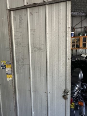 Some folk use a spreadsheet, some use a book, and some use the shed door for safety reasons.