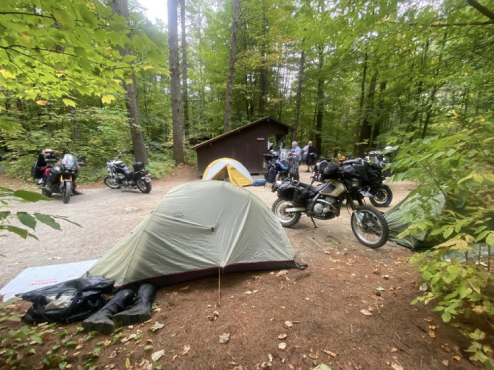 Camp and ride Jamaica, VT with Yankee Beemers. September 2024