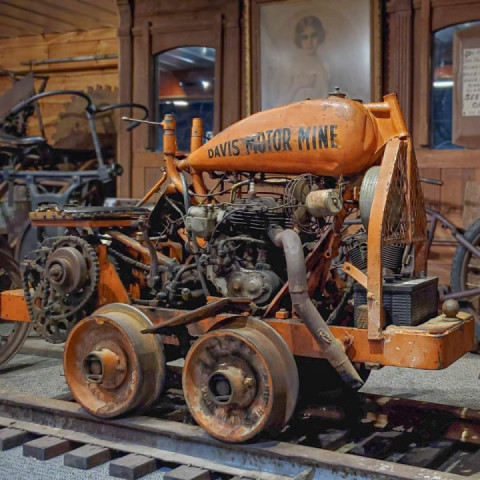 The Davis Motor Mine Cart - Found in an abandoned Gold Mine