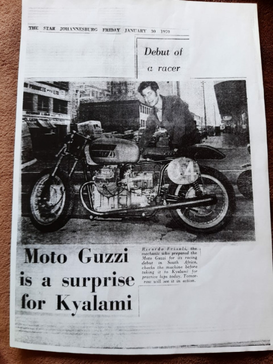 Thanks to the Frisoli who brought Ducati to South Africa