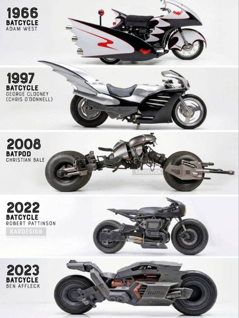 Different Batbike eras