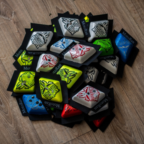 Custom sparking knee sliders