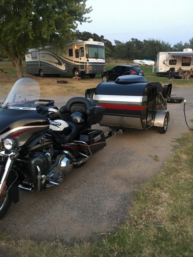 My sidecar bike and trailer