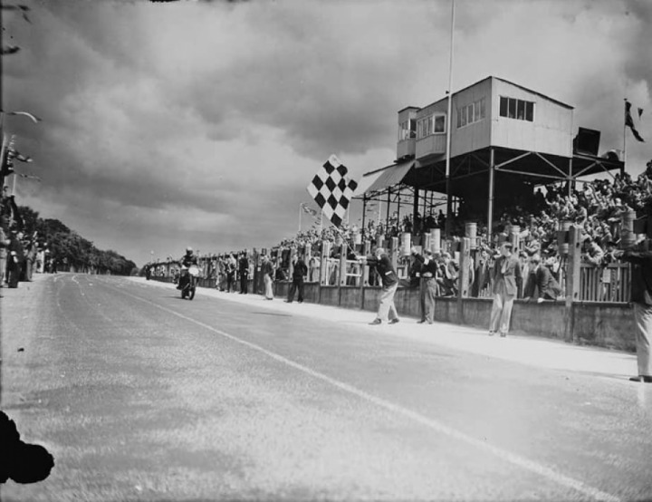 1939 Isle of Man TT. motorcycle race #28