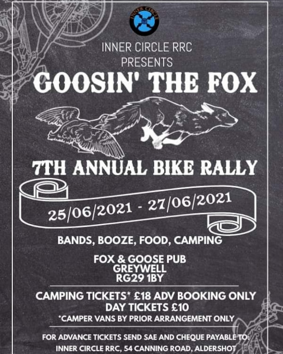 Goosin the fox rally